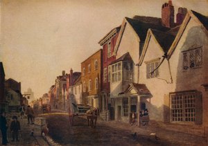 Eton High Street, XIX w., 1924 autorstwa Peter de Wint