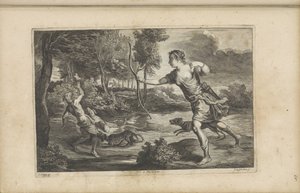 Diana w Acteon autorstwa Peter van Liesebetten