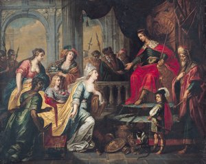 Królowa Saby przed Salomonem