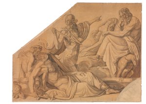 Agamemnons Traum autorstwa Peter von Cornelius