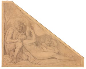 Apoll und Daphne autorstwa Peter von Cornelius