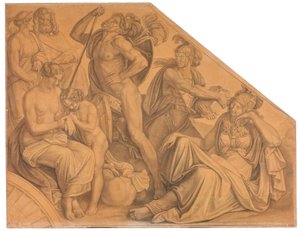 Der rasende Diomedes autorstwa Peter von Cornelius