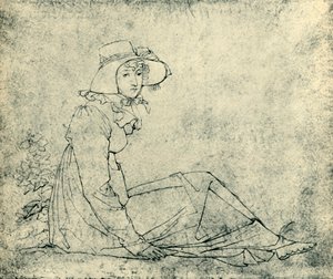 Portret Elżbiety Malß, ok. 1811, 1943.