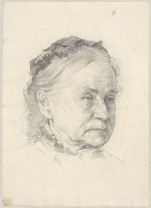 Portret matki artysty autorstwa Peter von Halm