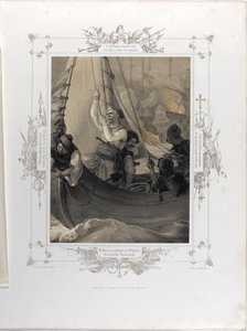 Constantine Kanaris niszczy ogniem trzy tureckie okręty liniowe w Tchesme Z Albumu G