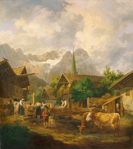 Poranek w Partenkirchen, 1819