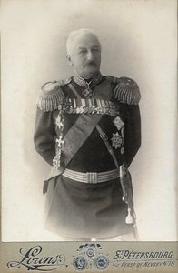 Generał Konstantin Pawłowicz Preżbiano 1840-1905, 1898. autorstwa Petersburg . Photo studio Alfred Lorens