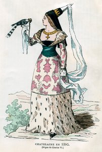 Pani dworu z czasów Karola VI z Francji, 1395 1882-1884.