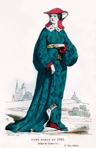 Szlachcianka czasów Karola VI Francji, 1395 1882-1884
