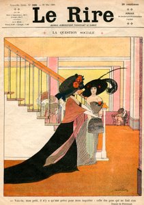 Przednia okładka Le Rire, czyli śmiechu, 29 maja 1909 autorstwa Petitjean