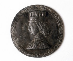 Medal przedstawiający Borso d