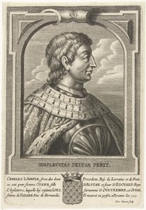 Karol III Prosty, król zachodniej Francji autorstwa Petrus Clouwet