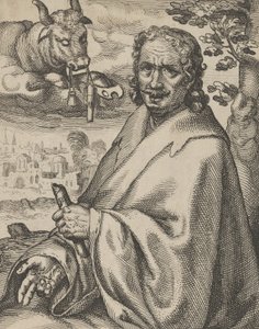 Łukasza, z Czterech Ewangelistów, 1610-20. autorstwa Petrus Feddes