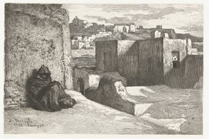 Widok na Tanger autorstwa Petrus Johannes Arendzen (attributed to)