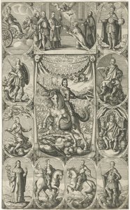 Alegoryczne przedstawienie cesarza Ferdynanda III autorstwa Petrus Rucholle