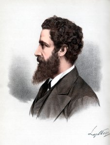 Robert Bulwer-Lytton, 1. hrabia Lytton, angielski poeta i mąż stanu, ok. 1890.