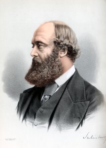 Robert Gascoyne-Cecil, 3. markiz Salisbury, brytyjski mąż stanu i premier, ok. 1890 r. autorstwa Petter and Galpin Cassell