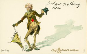 Nie mam nic nowego (kolorowa litografia) autorstwa Phil May
