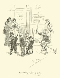 Ilustracja do Phila Maysa Gutter-Snipes autorstwa Phil May