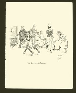 Ilustracja do Phila Maysa Gutter-Snipes autorstwa Phil May