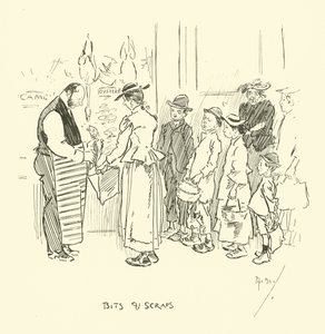 Ilustracja do Phila Maysa Gutter-Snipes autorstwa Phil May