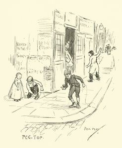Ilustracja do Phila Maysa Gutter-Snipes autorstwa Phil May