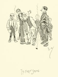 Ilustracja do Phila Maysa Gutter-Snipes autorstwa Phil May