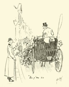 Ilustracja do Phila Maysa Gutter-Snipes autorstwa Phil May