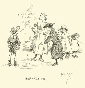 Ilustracja do Phila Maysa Gutter-Snipes autorstwa Phil May