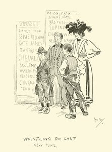 Ilustracja do Phila Maysa Gutter-Snipes autorstwa Phil May