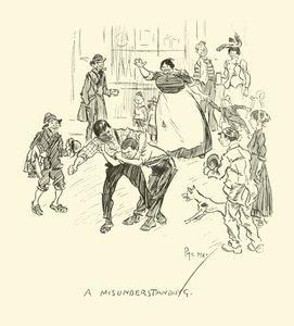 Ilustracja do Phila Maysa Gutter-Snipes autorstwa Phil May