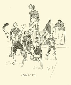 Ilustracja do Phila Maysa Gutter-Snipes autorstwa Phil May