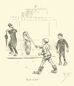 Ilustracja do Phila Maysa Gutter-Snipes autorstwa Phil May