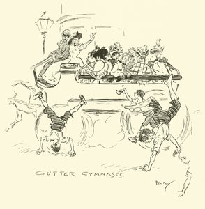 Ilustracja do Phila Maysa Gutter-Snipes autorstwa Phil May