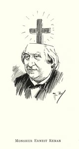 Monsieur Ernest Renan (lito) autorstwa Phil May