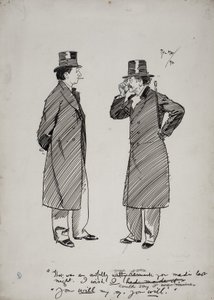 Oscar Wilde i Whistler autorstwa Phil May