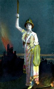 Zena Dare 1887-1975, angielska piosenkarka i aktorka, 1908. autorstwa Philco Publishing Company