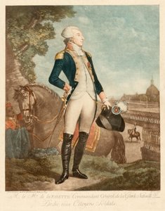 Markiz de Lafayette autorstwa Philibert-Louis Debucourt