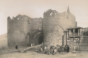Brama Cytadeli Saladyna autorstwa Philibert Joseph Girault de Prangey