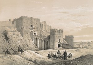 Cytadela w Aleppo autorstwa Philibert Joseph Girault de Prangey