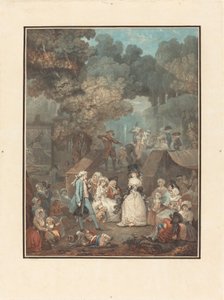 Wesele w zamku autorstwa Philibert Louis Debucourt