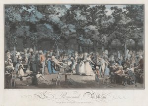Promenada Publiczna autorstwa Philibert Louis Debucourt