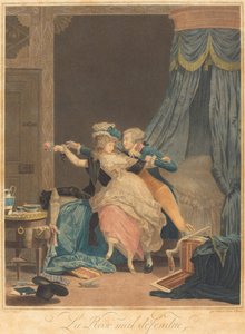 Źle broniona Rose autorstwa Philibert Louis Debucourt