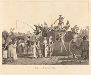Karnawał autorstwa Philibert Louis Debucourt