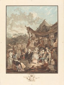 Menuet panny młodej autorstwa Philibert Louis Debucourt