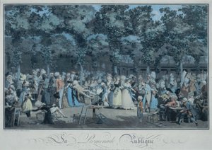 Promenada Publiczna autorstwa Philibert Louis Debucourt