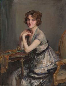 Portret Kubusia Melville, pani autorstwa Philip Alexius de Laszlo