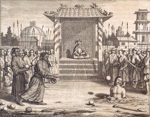 „Ukamienowany uzurpator”, wyd. 1672. autorstwa Philip Baldaeus