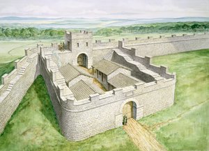 Mur Hadriana Cawfields Milecastle, II wiek, 1990-2010