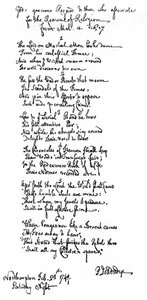Wiersz dr Doddridge, 1746, 1840. autorstwa Philip Doddridge